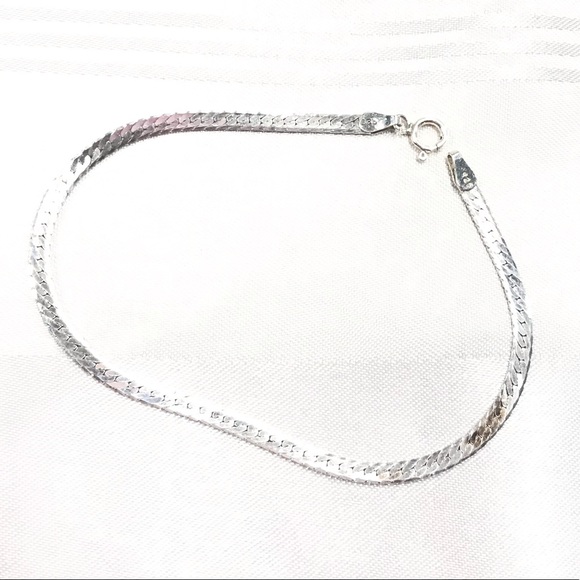 Bracelet silver stamped 925 s-37 - Picture 2 of 5